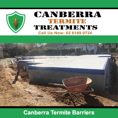 Physical termite barrier installation in Canberra